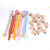 New Hand-Woven Fork Cotton Braid Beech Pacifier Clip Children's Fork Woven Chain