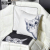Black and White Cat Dual-Use Pillow Quilt Office Blanket Linen Cushion Airable Cover Car Back Cartoon Cushion Quilt