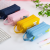 New Portable Cartoon Pencil Case Double Zipper Simple Stationery Box Portable Large Capacity Student Stationery Storage 