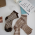 Women's Socks Japanese Style Stripe Women's Mid Tube Stockings Korean Cute Trendy Stockings Retro Color Bunching Socks