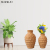 Creative Nordic Solid Color Irregular Wave Resin Vase Minimalist Soft Decoration Home Model Room Ornament