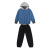 Girls' Suit Winter Clothes 2021 Medium and Large Children's Velvet Padded Hooded Sweatshirt Casual Jogger Pants Two-Piece Children's Clothing Wholesale