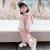 Children's Clothing Autumn and Winter Children's Suit 2021 New Baby Cartoon Thickened Casual Pants Girls' Fleece-Lined Fluffy Sweater