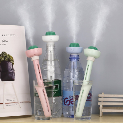 New Mini Mineral Water Bottle Humidifier Portable USB Car Spray Household Desk Hydrating Humidifier