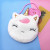 Manufacturer Cross-Border 2021 New Cartoon Cute Girl Unicorn Unicorn Personality Plush One-Shoulder Messenger Bag