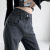 Black and Gray Wide-Leg Jeans for Women Autumn and Winter New Loose High Waist Straight Mop Design Pants Manufacturer