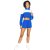 Cross-Border European and American Amazon Color Matching Drawstring Navel Zipper Casual Shorts Women's Long-Sleeved Sweater Fleece-Lined Suit