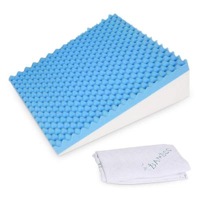 Amazon Gel Foam Memory Foam Triangle Pillow Pregnant Women Lumbar Support Pillow Customized Multi-Functional Turn-over Waist Pad Sofa Cushion