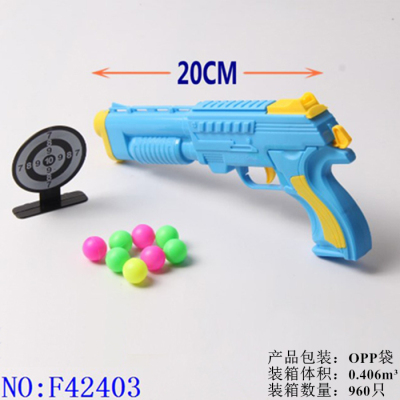 Table Tennis Gun Simulation Model Toy Classic Nostalgic Children Boy Kindergarten Gifts Props Stall Foreign Trade