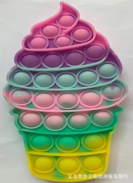 Small Fruit Stretch Soft Glue Color Filling Ice Cream Decompression Tweak Toys
