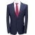 Spring and Autumn Business Gentleman Men's Wear & Black Men's Suit Set Slim Single Row One Button Best Man Black Single Suit