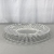 Yuxing Crafts Modern Simple Transparent Crystal Glass Fruit Plate Fire Series Fruit Dining Room/Living Room Decoration