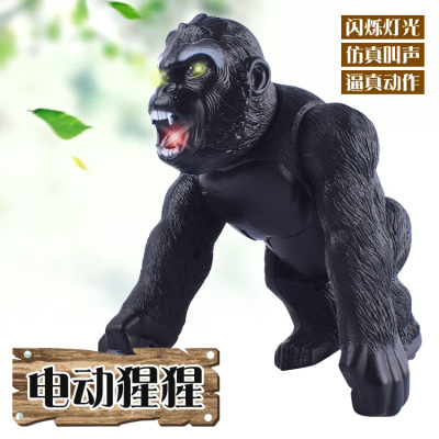 Direct Wholesale Electric Toy Electric Orangutan Toy 1064 Electric Sound Light Orangutan Animal Toys