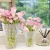 Bacala Vase Factory Direct Sales Square Transparent Glass Vase Middle East Incense Burner Crafts Home Living Room Decorations