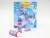 Summer Hot Sale Bubble Gun Jf79575 Bubble Toy Transparent Four Lights Music Clownfish with Two Bottles of Water