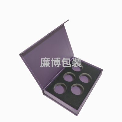 Eyelash Box Eyeshadow Palette Wholesale Logo with Eva Inner Tray with Magnet Cosmetic Case Eyeshadow Palette