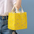Korean Imitation Linen Drawstring Insulated Bag Thick Aluminum Foil Lunch Box Portable Men and Women Student Lunch Box Bag