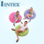 Intex from USA 68569 Lazybones Sofa Inflatable Sofa Flocking Sofa Color Sofa