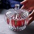 Yuxing Crafts Fire Glass Sugar Bowl Storage Jar Transparent Decoration Candy Dish with Lid Creative Dried Fruit Tray
