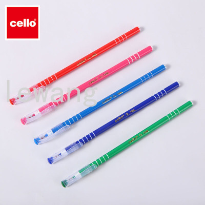 New Creative Ballpoint Pen Simple Student Girl Heart Simple Multicolor Ball Pen Internet Celebrity Signature Pen Factory in Stock