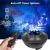  New Children's Dream Star Light Laser Water Wave Lamp Remote Control Bluetooth Music Stage Lights