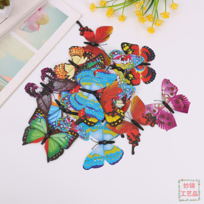 3D Three-Dimensional Butterfly Wall Sticker Living Room Bedroom Wall Fresh Decoration Supplies Room Wall Decoration DIY Crafts