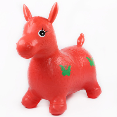 Children's Inflatable Jumping Horse Cow Deer Rubber Animal Riding Toy Large Thickened Factory Wholesale to Undertake Foreign Trade Domestic Sales
