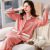 Winter Pajamas Women's Flannel Warm with Velvet Thick Loose plus Size Homewear Middle-Aged Mom Warm Suit
