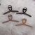 11cm European Alloy Milk Tea Barrettes Hair Clip for Bath Khaki Dark Coffee Light Coffee Black