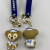 Creative Navy Style Pom Pom Purin Shelliemay Duffy Bear Keychain Car Key Chain Handbag Pendant Gift Wholesale