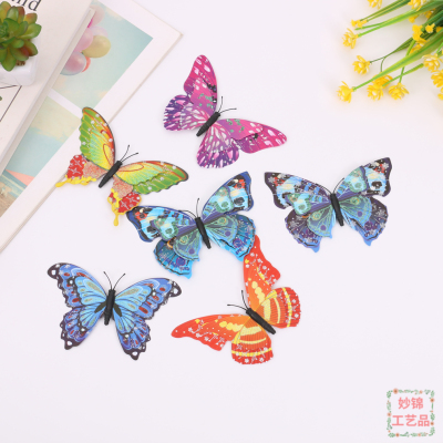 Colorful Color Matching Optional Simulation Butterfly Garden Butterfly Decoration Gardening Flower Arrangement Accessories 3D Three-Dimensional Crafts