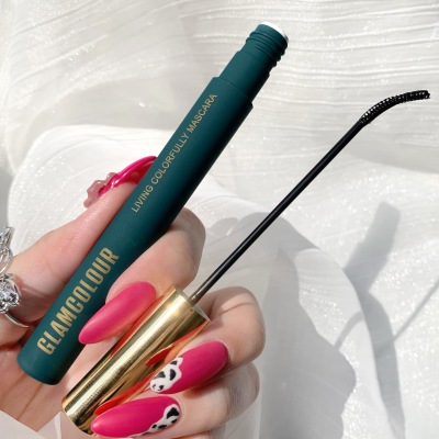 GlamColour Color Mascara Slim Model/Curling Thick Waterproof Long Lasting Non Smudge Kuaishou and Douyin