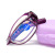 Folding Printed Anti-Blue Light Reading Glasses Four-Leaf Small Flower Ordinary Reading Glasses with Box