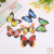 2021 New Single Layer Mixed Color Butterfly PVC Magnetic Butterfly Living Room Decorative Three-Dimensional Refridgerator Magnets Stickers