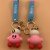 Kirby Series Keychain Cute Personality Bag Accessories Car Key Pendant PVC Flexible Glue Keychain