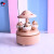 Factory Direct Sales Cat's Sky City Wooden Music Box Birthday Gift Valentine's Day Gift High-End Exquisite Ornaments