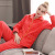 Thickened Pajamas Women's Winter Babe Cashmere Thickened Fleece Warm Three Layers Cotton Loose Outer Wear Mom Suit Wholesale