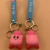 Kirby Series Keychain Cute Personality Bag Accessories Car Key Pendant PVC Flexible Glue Keychain