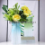 Nordic Gradient Origami Glass Vase Home Living Room Desktop Flower Bottle Artificial Flower Dried Flower Glass Container Holder