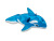 Intex from USA 58523 Transparent Blue Whale Mount Water Inflatable Toys Float Water Drifting