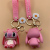 Cute Cartoon Doll Stitch Key Chain PVC Flexible Glue Creative Couple Bags Car Key Ring Small Pendant