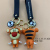 Creative Zodiac Year 2022 Koi Tiger Yangyang Keychain PVC Soft Glue Cute Tiger Pendant Key Chain