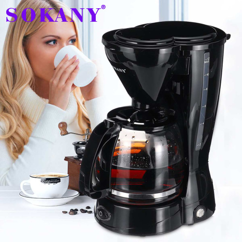 Cross-Border Sokany123a Mini Coffee Machine Household Automatic Drip Small Coffee Making Tea