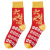 SocksSocksWomen's New Year Mahjong Good Luck Series Tube SocksTrendy Personality Festive Factory Direct Hair Stall Wholesale