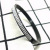 Europe and America Cross Border Hot Sale Jewelry Black Electroplated Fashion Diamond-Embedded Open Double Row Plaster Stainless Steel Bracelet