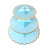 Wholesale Three-Layer Paper Gilding Cake Stand Birthday Party Dress up Cake Decoration Wedding Pastry Dessert Stand