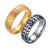Wish New Accessories Men's Stainless Steel Ring Creative Tire Ring Cross-Border Accessories Factory Wholesale