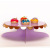 Factory Wholesale Single-Layer Paper Cake Rack Children's Birthday Party Dress up Disposable Pastry Dessert Shelves