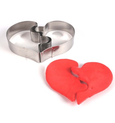 Cake DIY Tool Stainless Steel Heart-Shaped Biscuit Mold Baking Tool