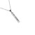 Fashion Stainless Steel Necklace BTS Peripheral Bullet-Proof Youth League Necklace Collective Individual Vertical Bar Pendant